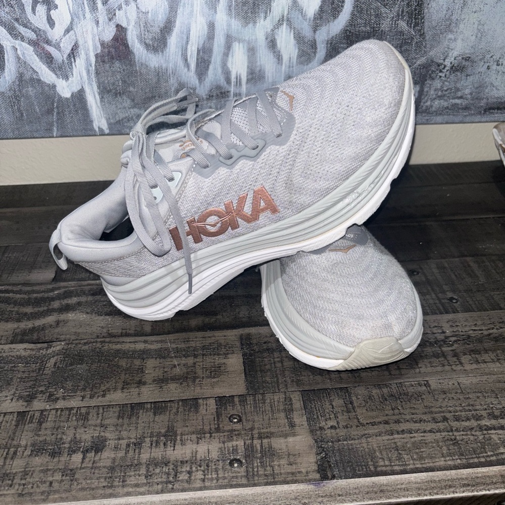 Hoka Women's Gaviota 5 running shoe SZ 10.5D WIDE - Picture 4 of 16